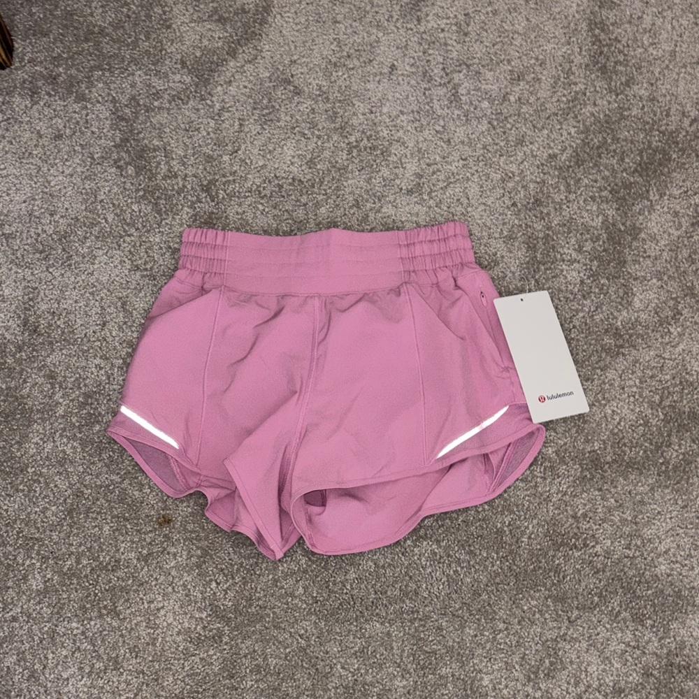 lululemon athletica Women's Light Purple Athletic Shorts
